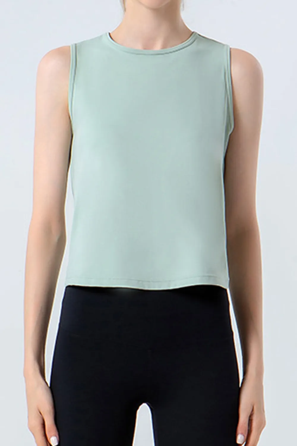 Round Neck Active Tank, image 4