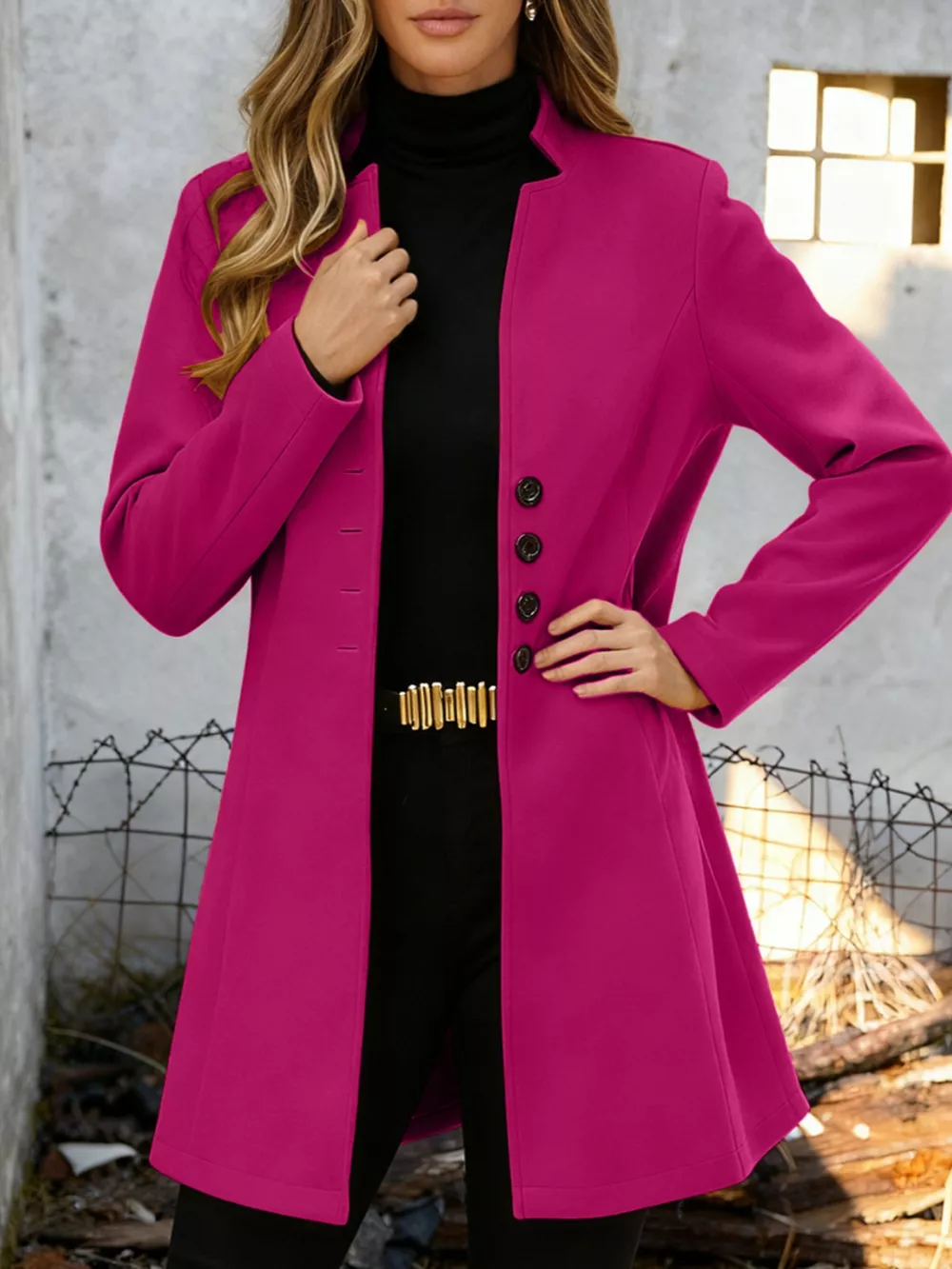 Button-Down Longline Outerwear, image 4