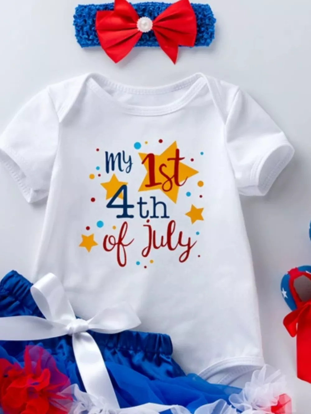 Children's First 4th of July Outfit Set, image 20