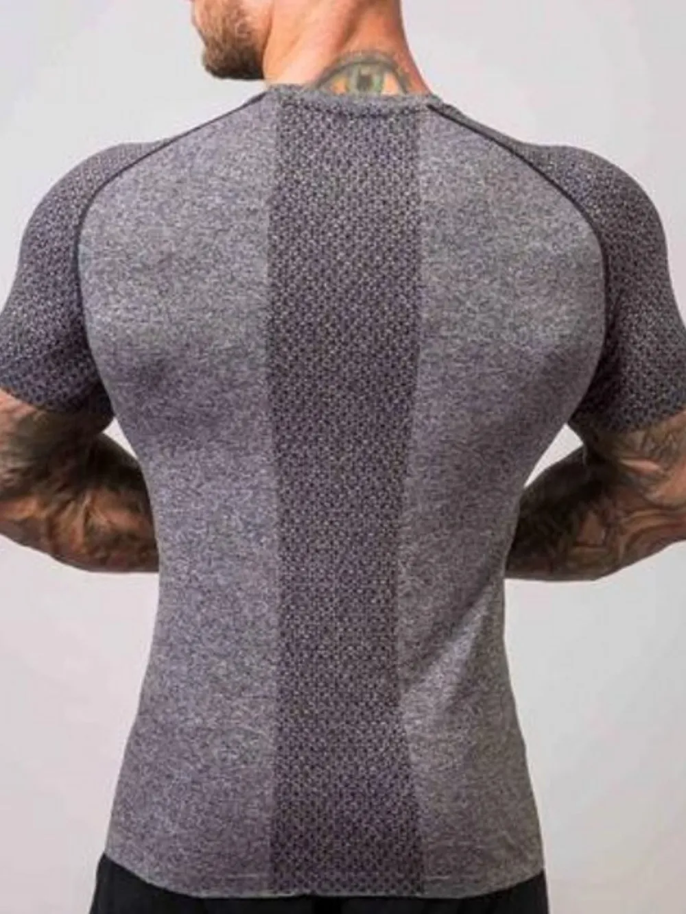 Men's Round Neck Short Sleeve T-Shirt, image 4