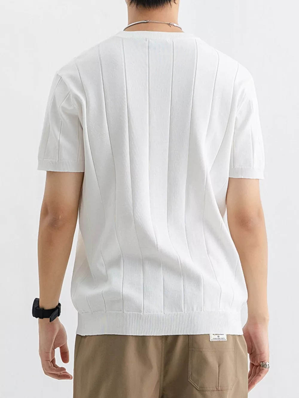 Men's Plus Size Breathable Short Sleeve T-Shirt, image 7