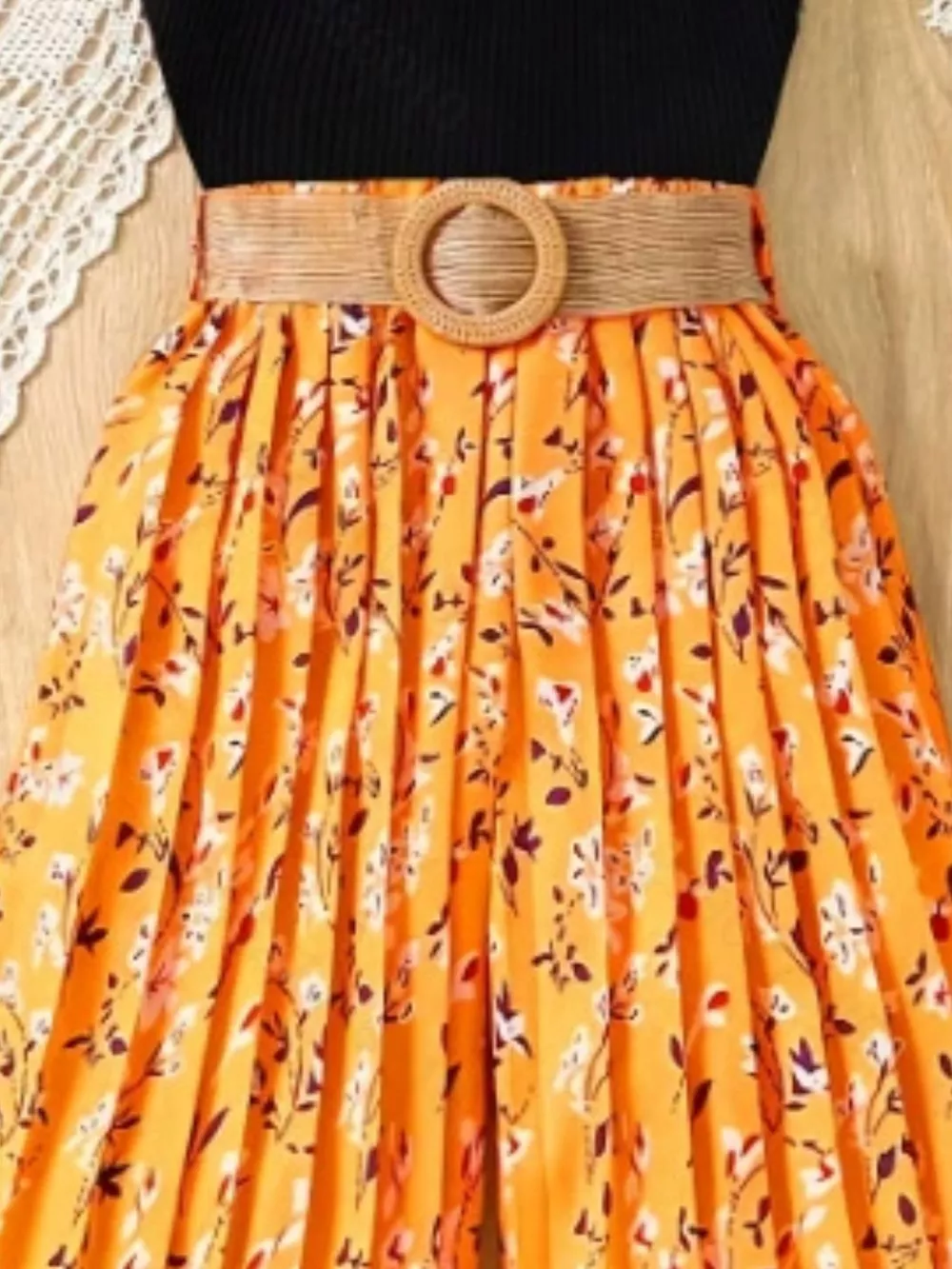 Children's Sleeveless Top & Wide Leg Pants Set, image 7