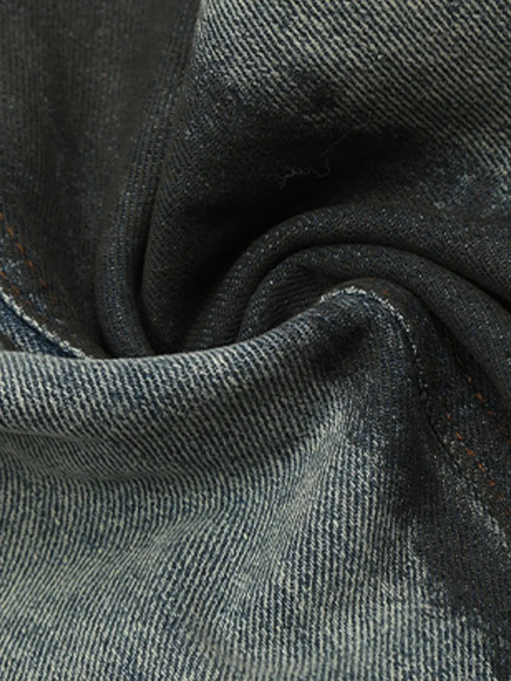 Men's Distressed Wide Leg Acid Wash Jeans, image 6