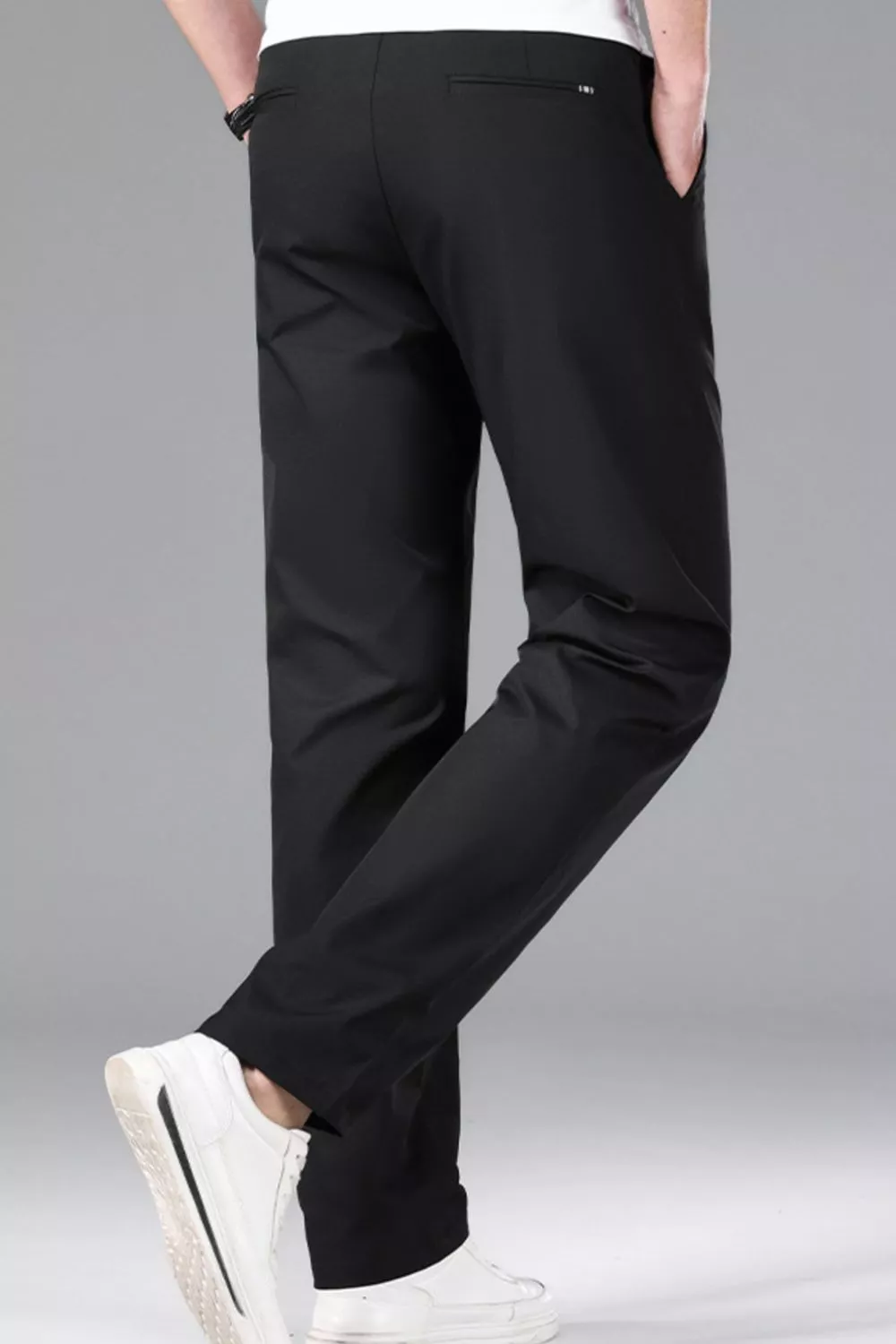 Men's Plus Size Slim-Fit Stretch Dress Pants, image 4