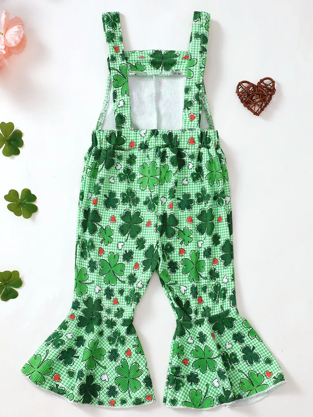 Children's Printed Flare Overalls, image 5