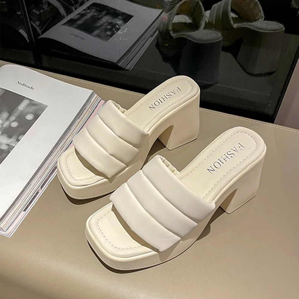 Open Toe Block Heel Sandals, image 3