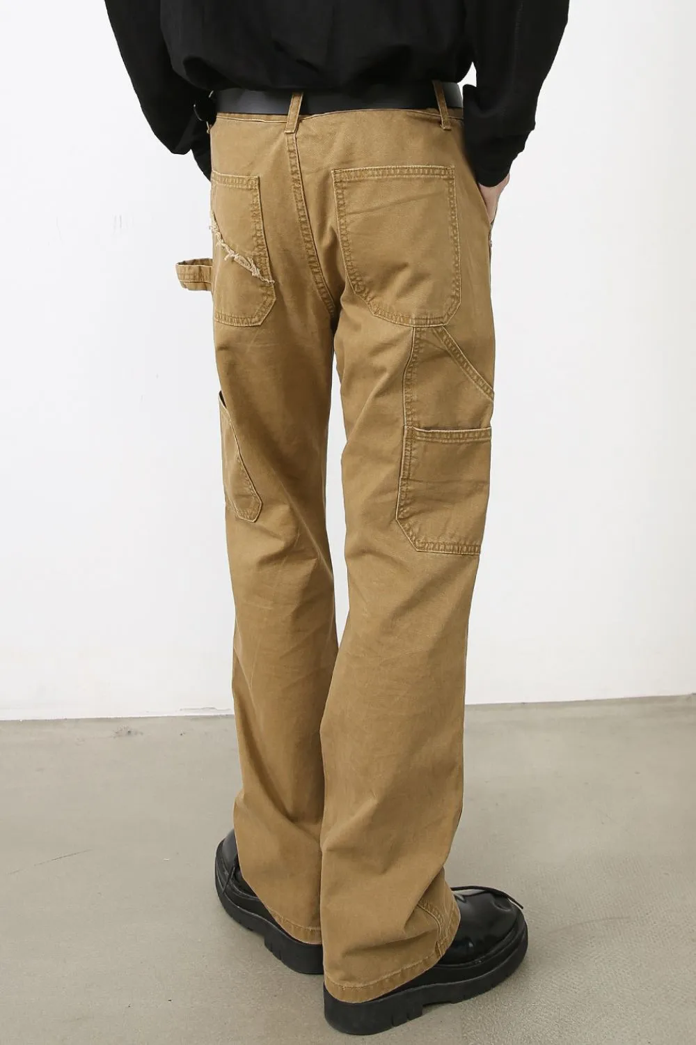 Men's Wide Straight Leg Jeans with Pockets, image 4