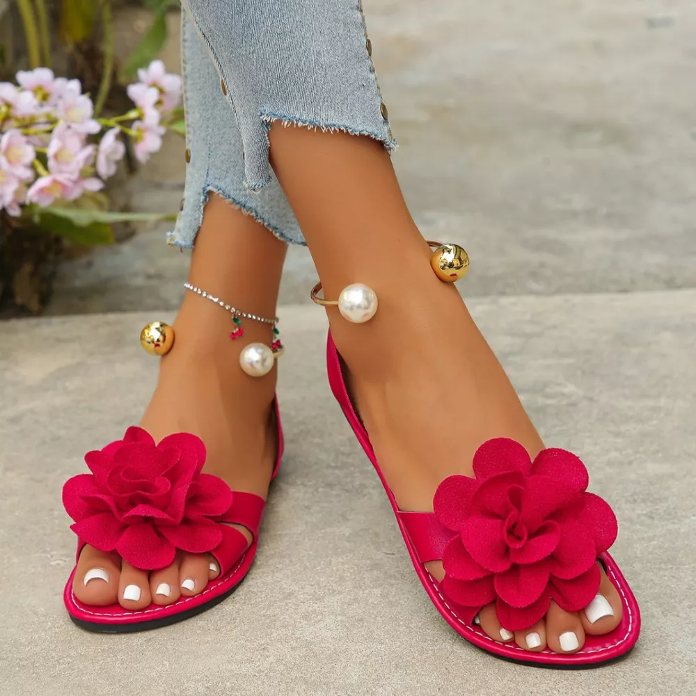 Flower Open Toe Sandals, image 8