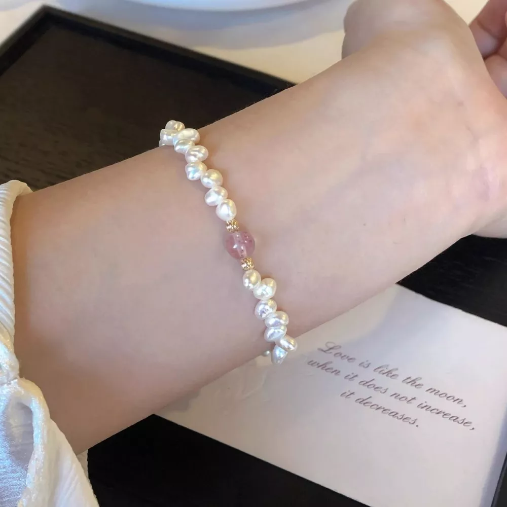 Pearl & Crystal Bracelet, image 2