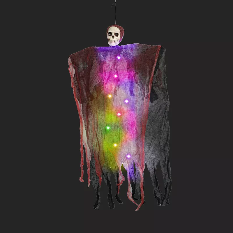 Halloween Lighted Hanging Skeleton Ghost 4 Piece Set, image 4