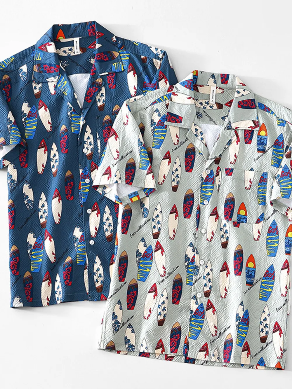 Men's Printed Button Up Short Sleeve Shirt, image 9
