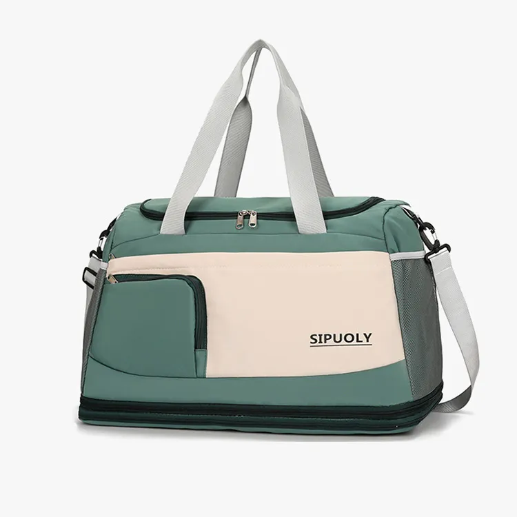 Color Block Oxford Cloth Travel Bag, image 5