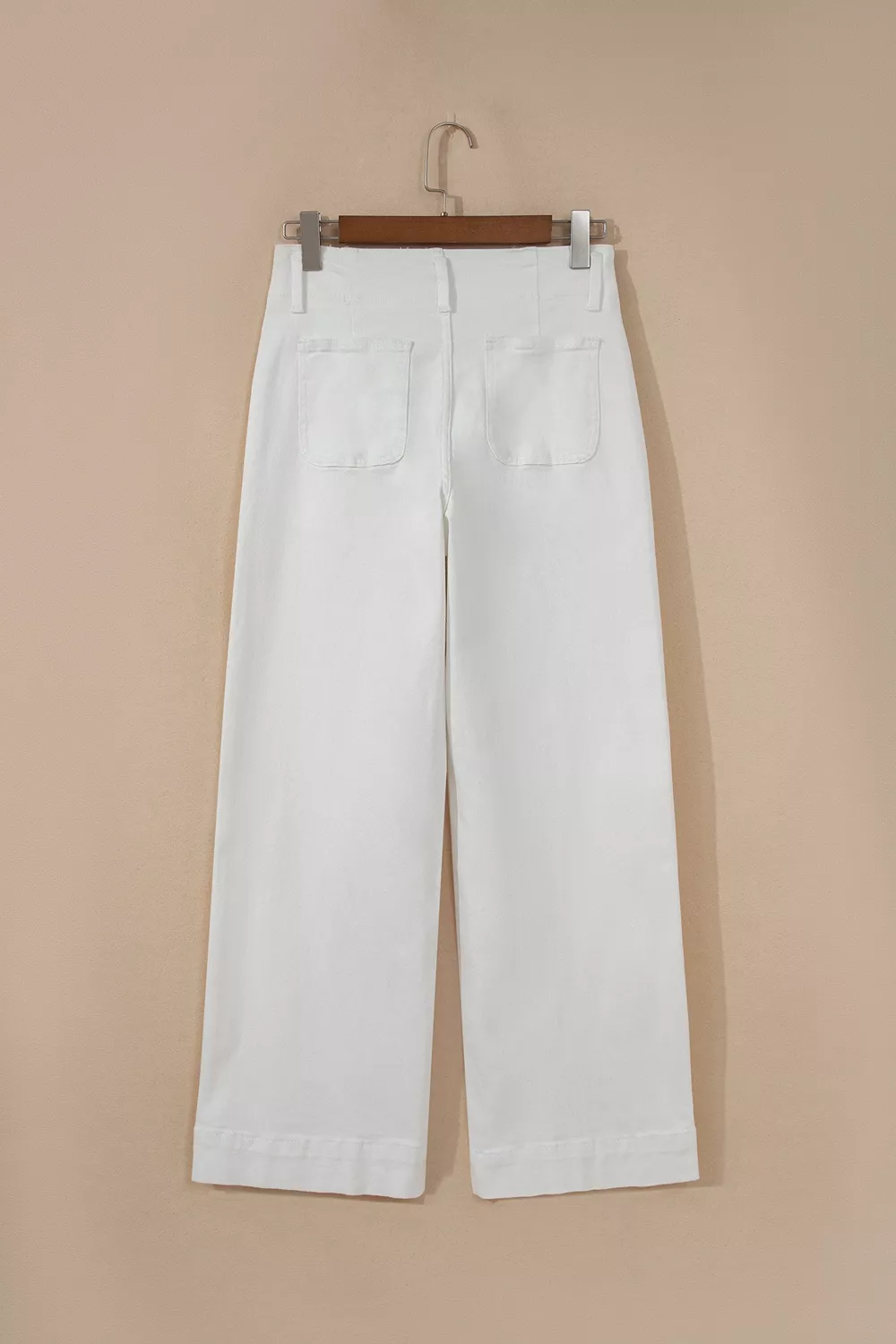 2-Button High Waist Wide Leg Jeans, image 5
