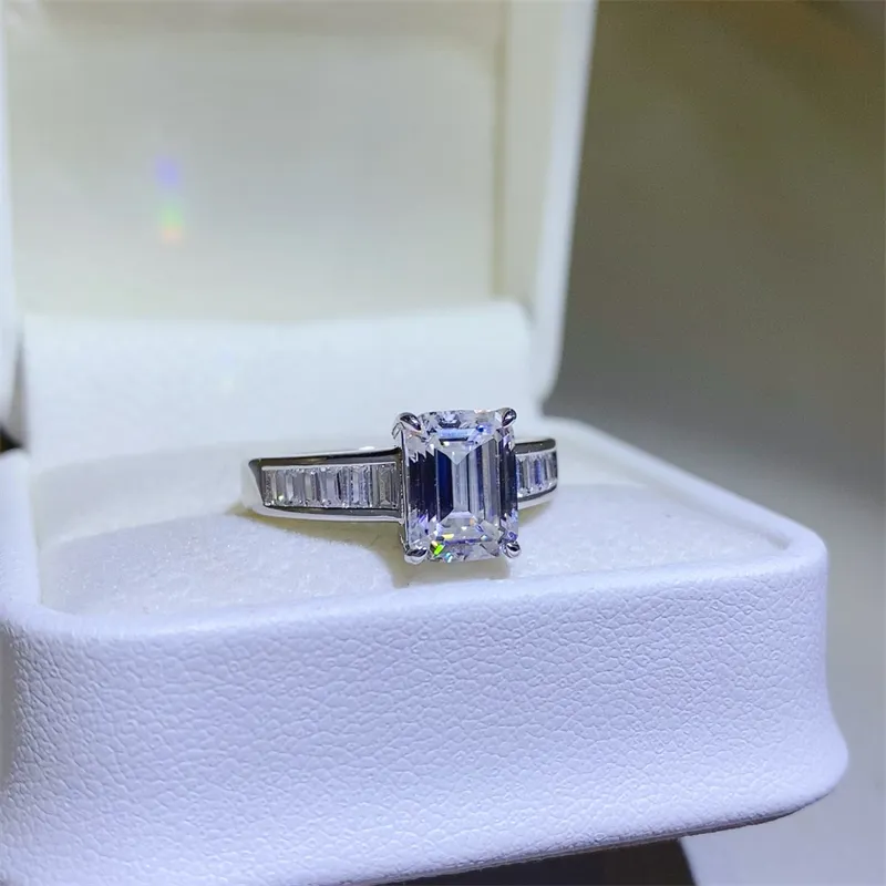 3 Carat Moissanite 925 Sterling Silver Ring, image 6