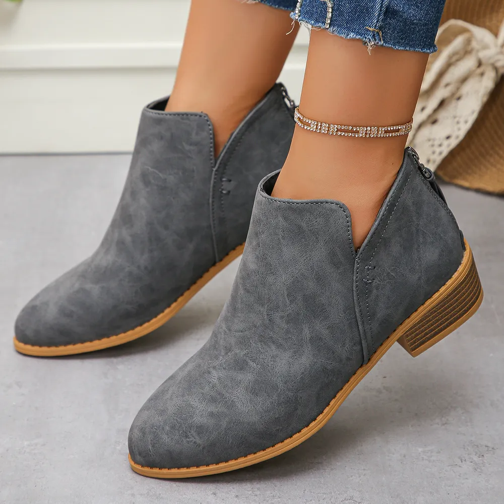 Classic Block Heel Ankle Boots, image 13
