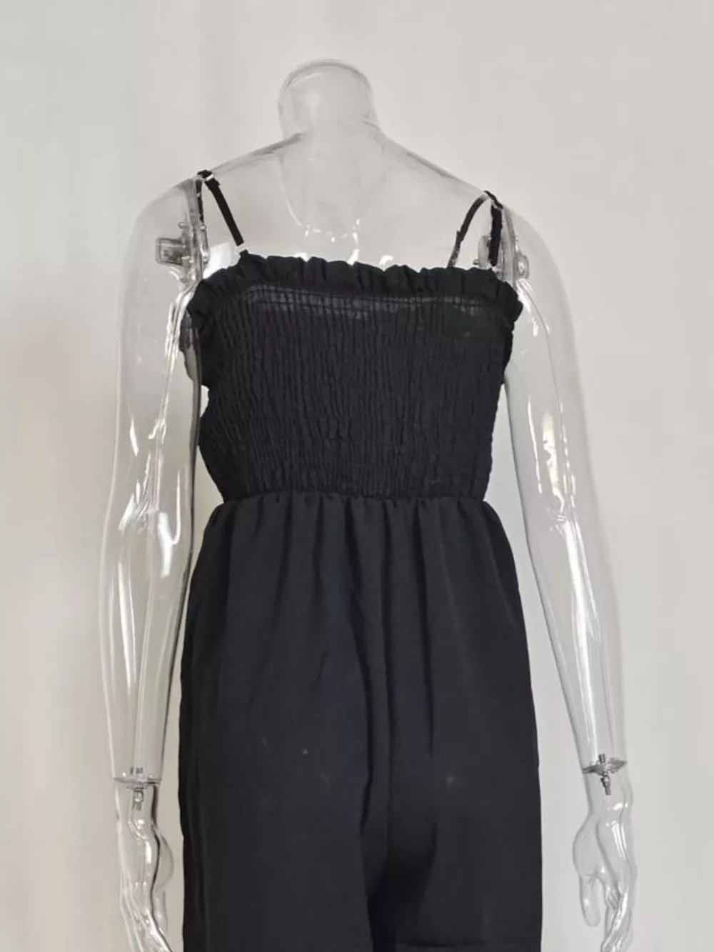 Smocked Wide Leg Jumpsuit, image 7