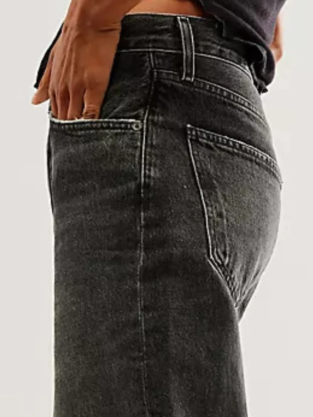Cuffed Jeans with Pockets, image 9