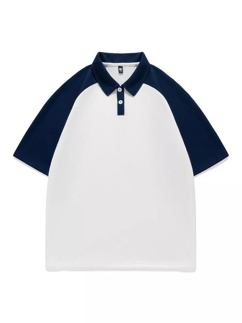 Men's Plus Size Contrast Button Detail Short Sleeve Polo, image 9