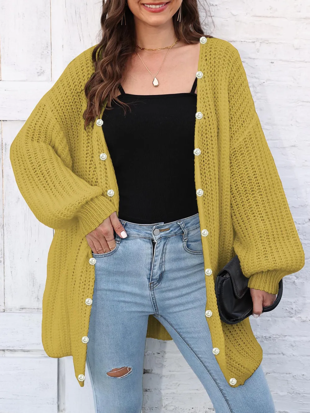 Open Front Long Sleeve Cardigan, image 18