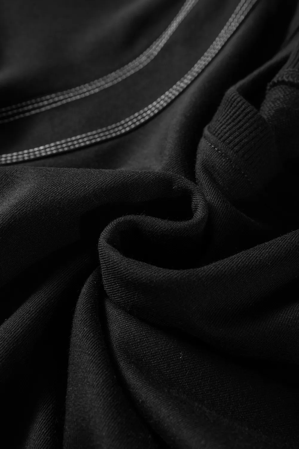 Contrast Stitches Detail Half Sleeve Blouse, image 3