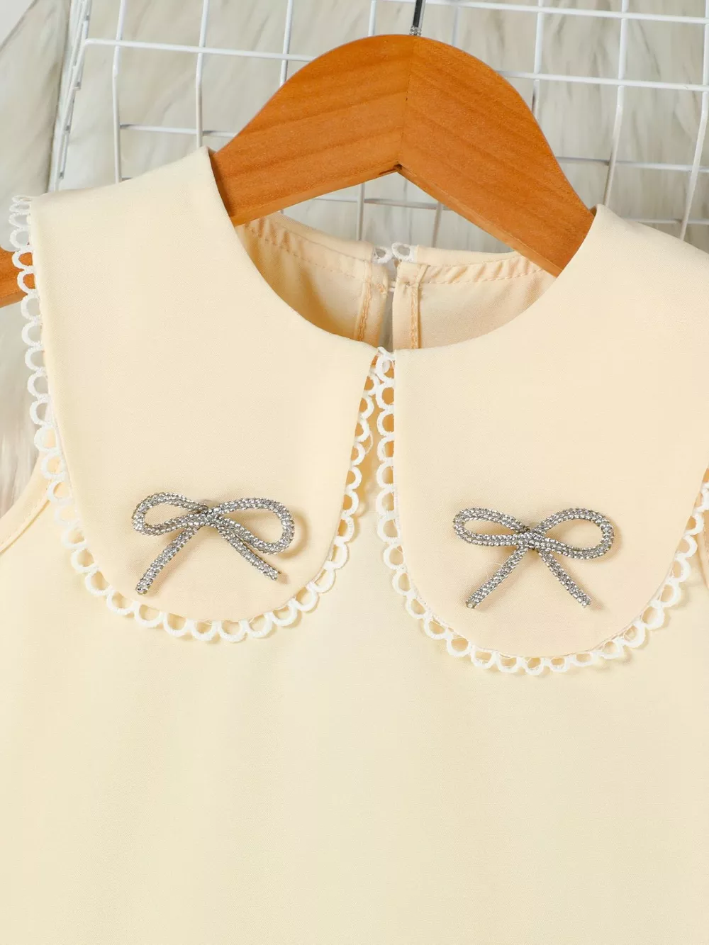 Children's Bow-Accented Pleated Dress, image 8