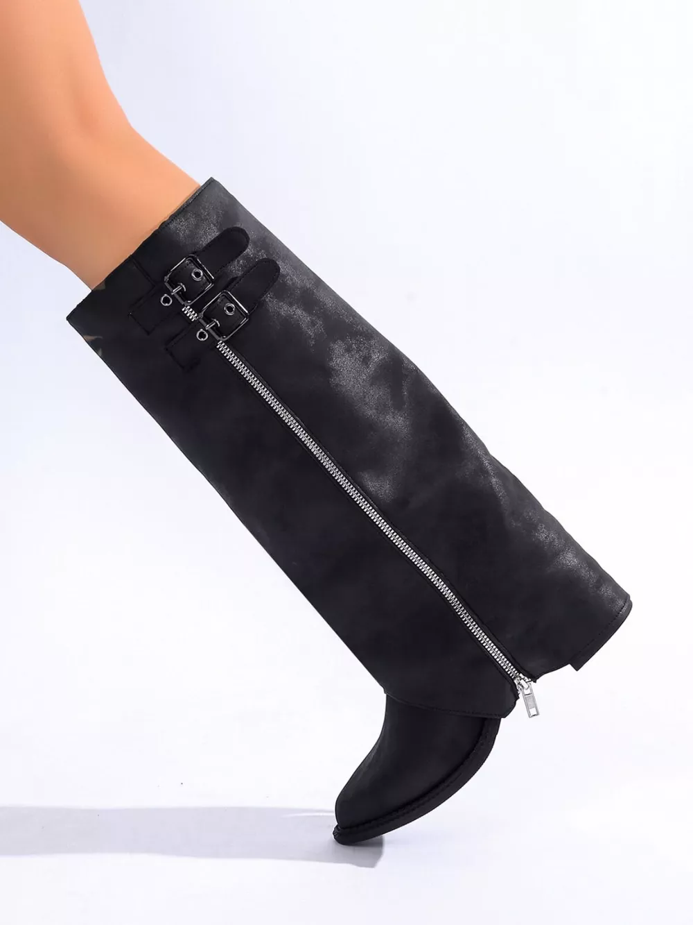 Point Toe Block Heels Boots, image 3