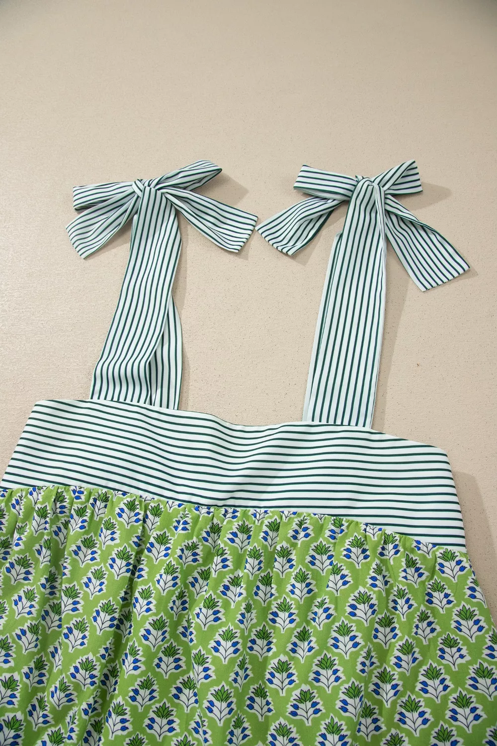 Tie-Strap Floral Print Tank, image 7
