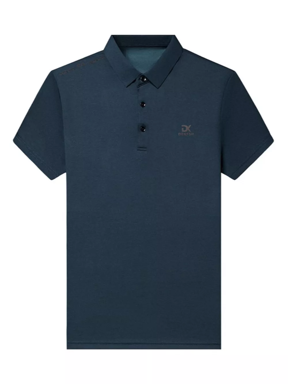 Men's Plus Size Button Detail Short Sleeve Polo, image 8