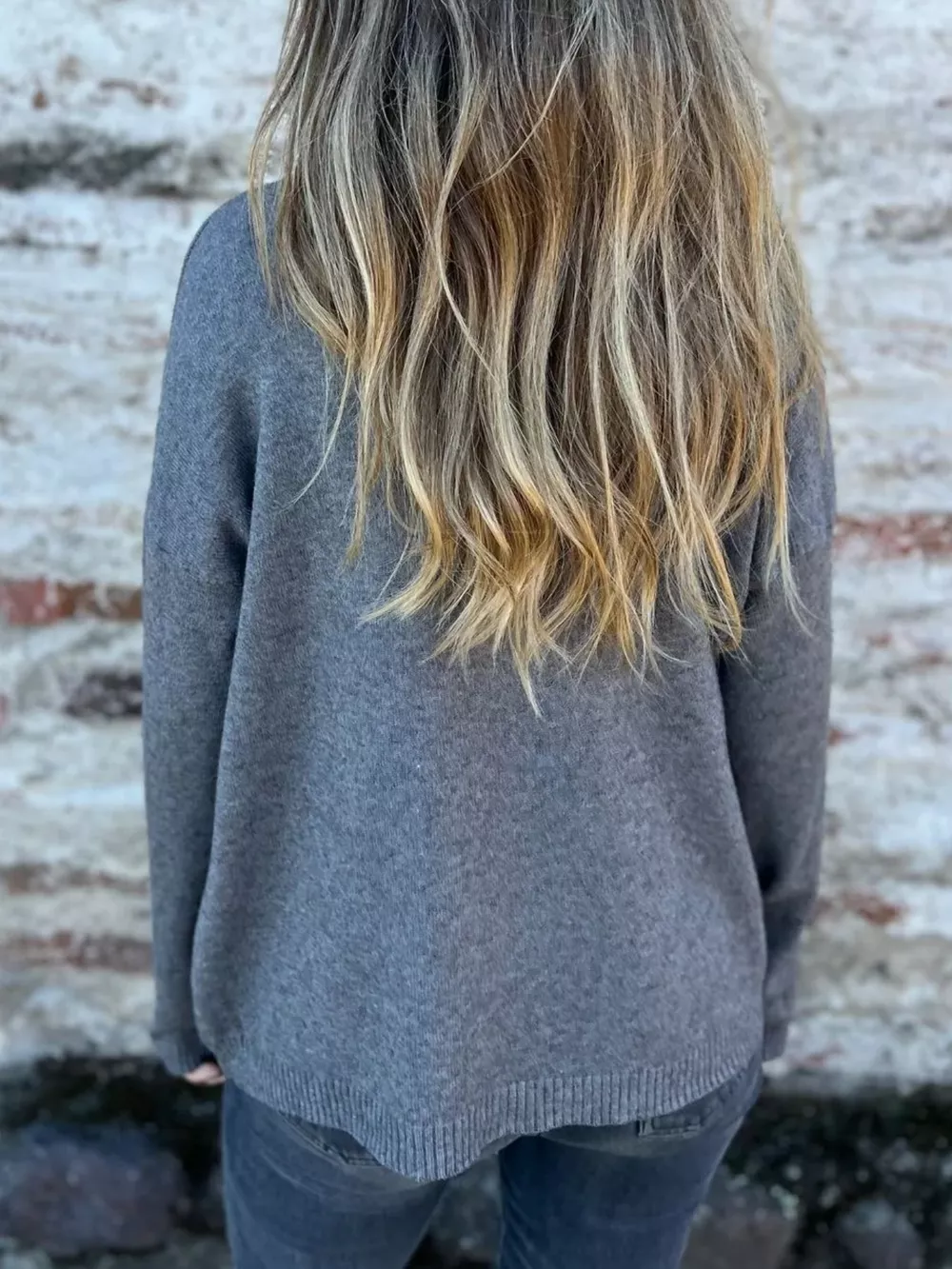 Full Size Turtleneck Long Sleeve Sweater Plus Size, image 9