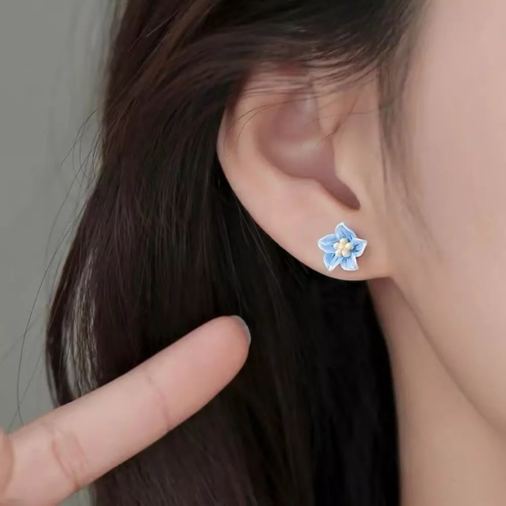 Floral Stud Earrings, image 2