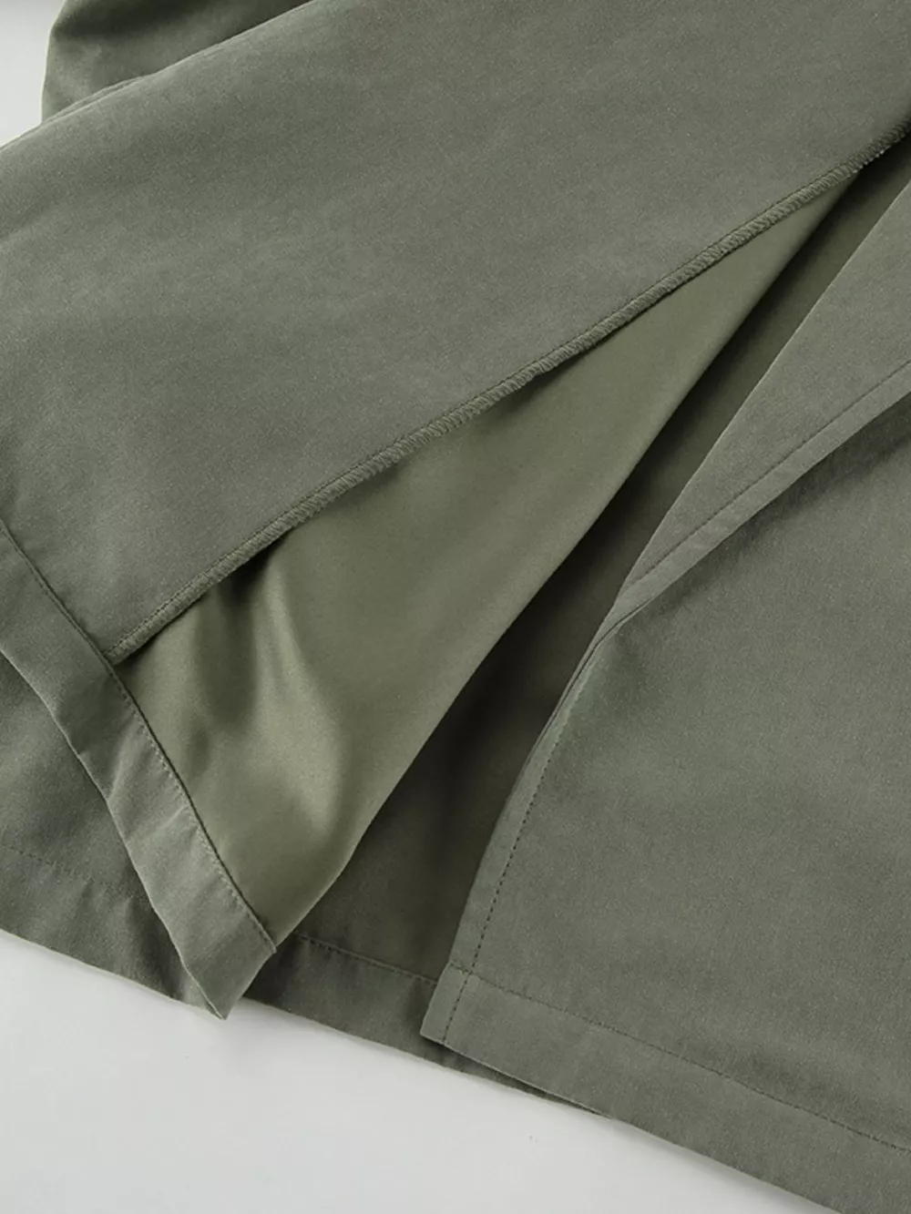 Lapel Collar Belted Cropped Trench, image 10