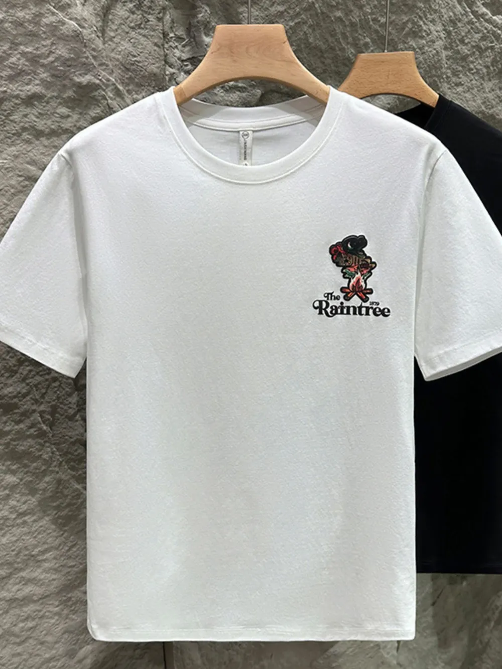 Men's Plus Size Graphic Round Neck Short Sleeve T-Shirt, image 2