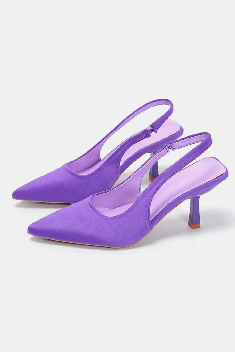 PU Leather Point Toe Pumps, image 5