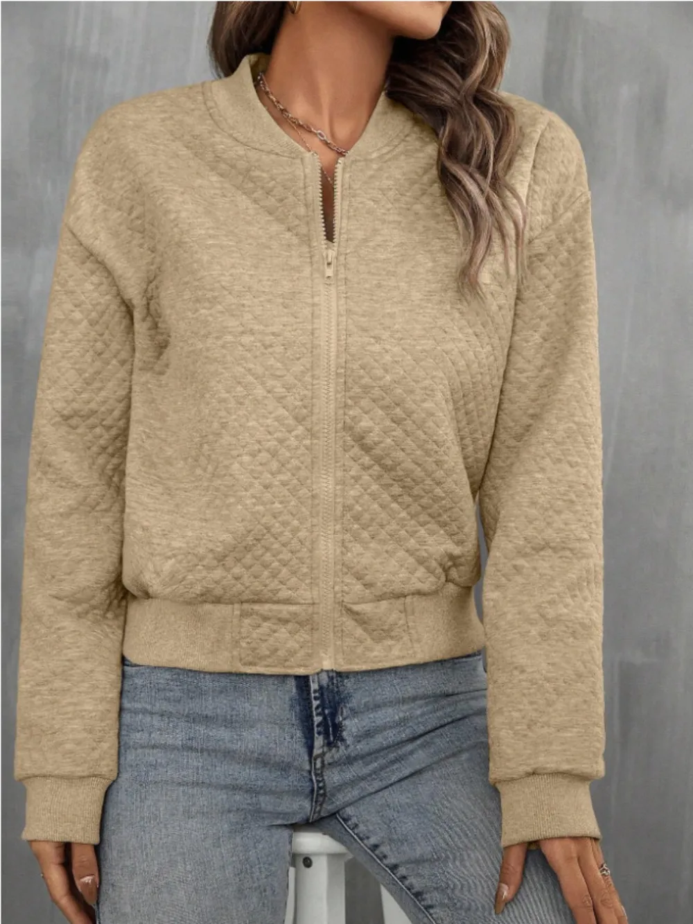 Zip Up Long Sleeve Jacket, image 9