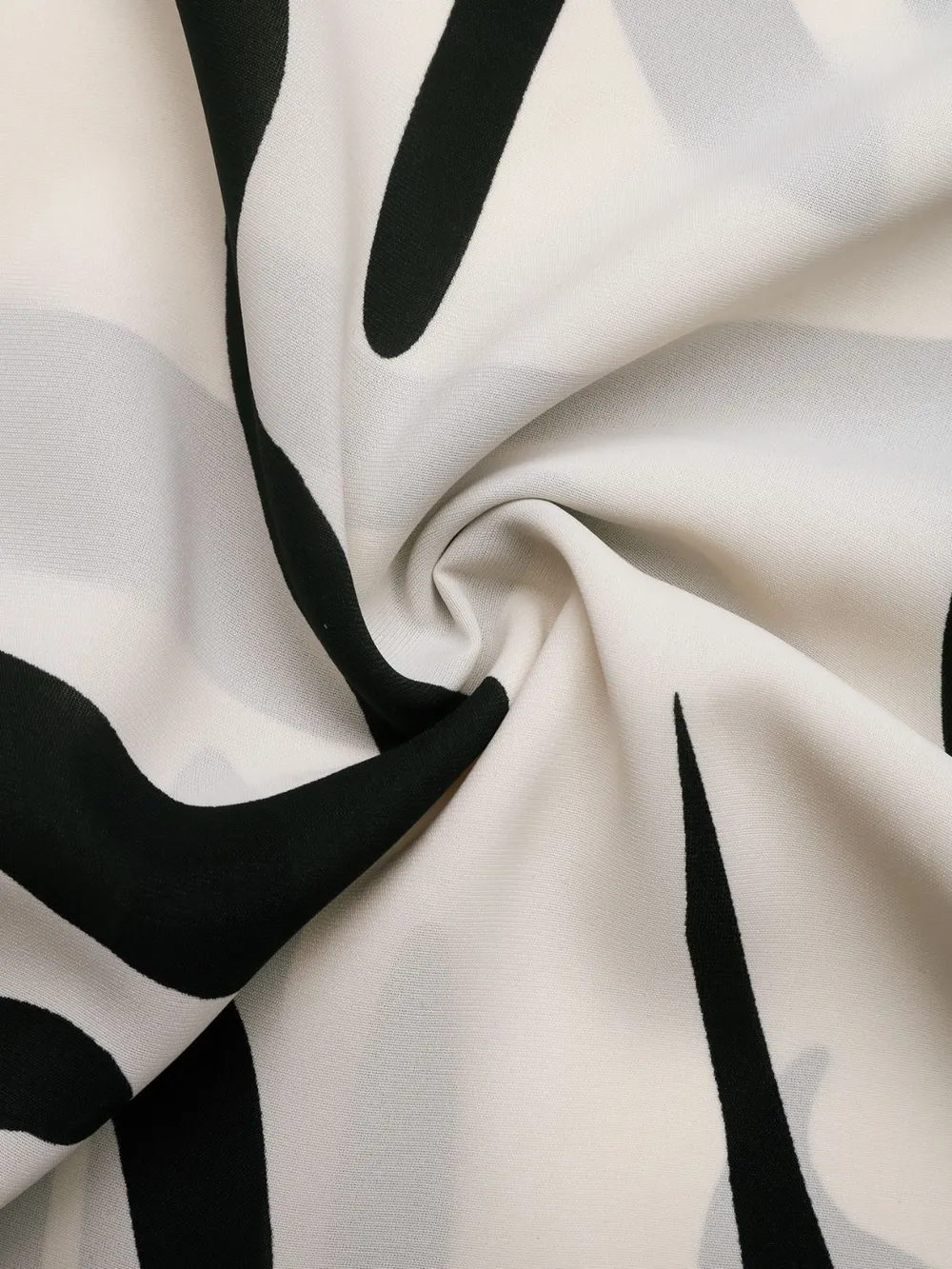 Printed Notched Half Sleeve Blouse, image 4