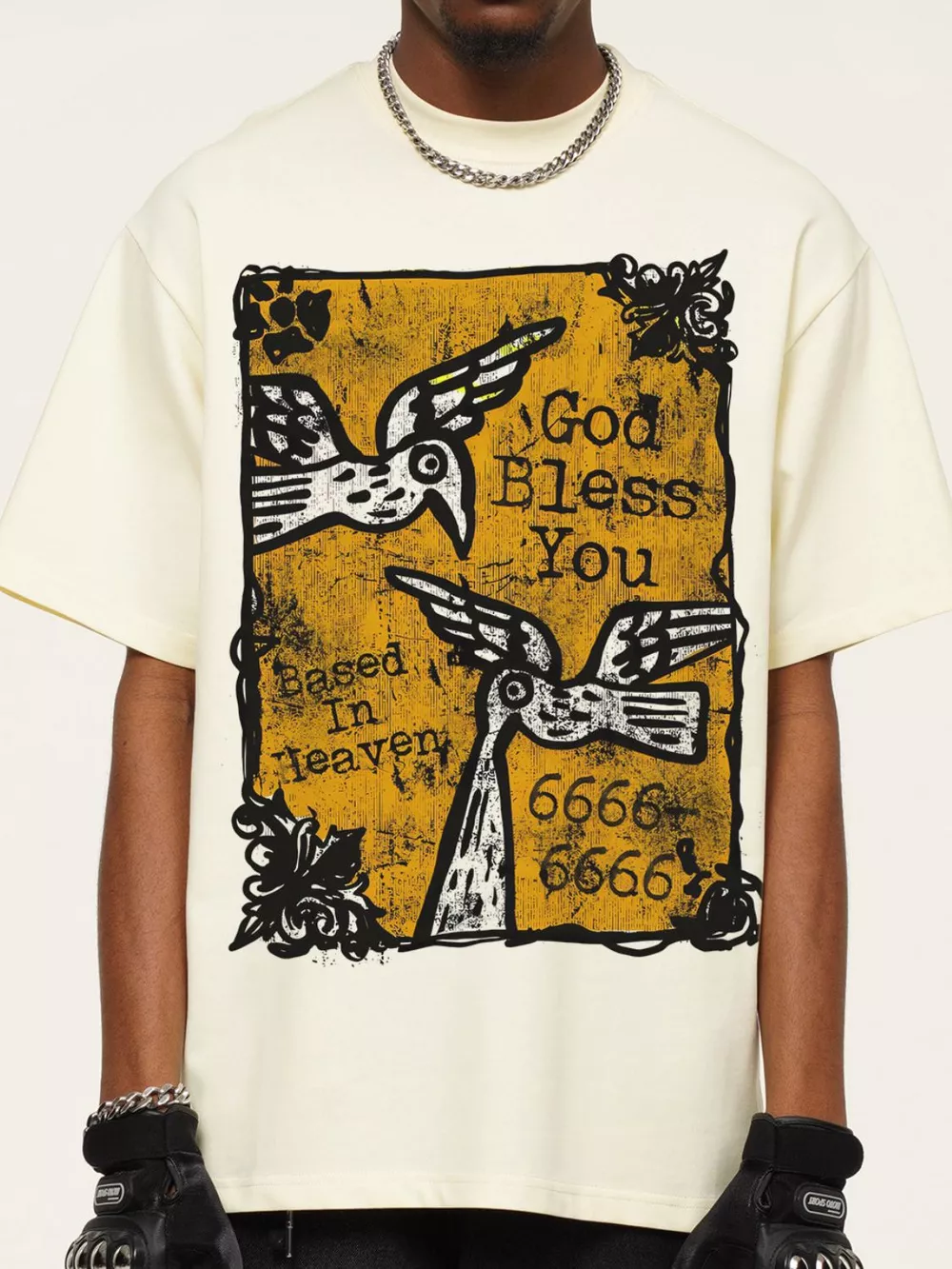 Men's Graphic Round Neck Short Sleeve T-Shirt, image 2