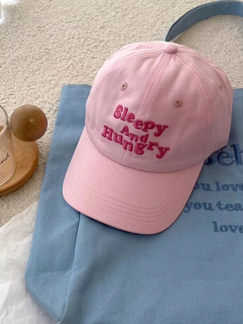 Letter Embroidered Baseball Cap, image 5