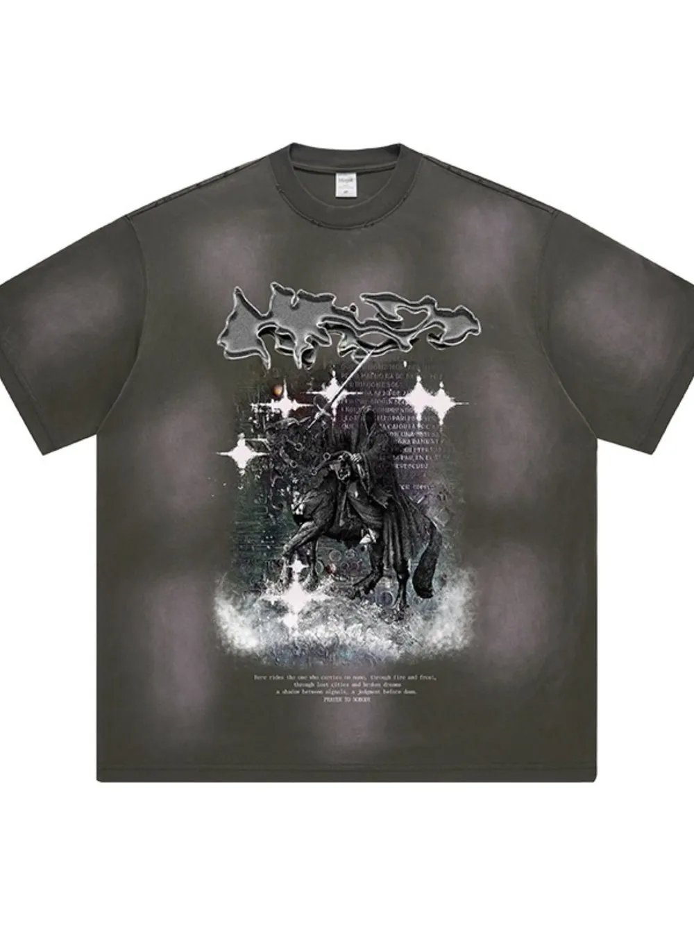 Men's Graphic Round Neck Short Sleeve T-Shirt, image 2
