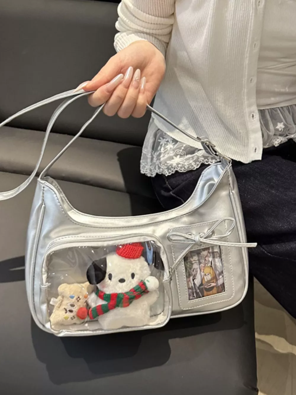 Clear Pocket Crossbody Bag, image 17