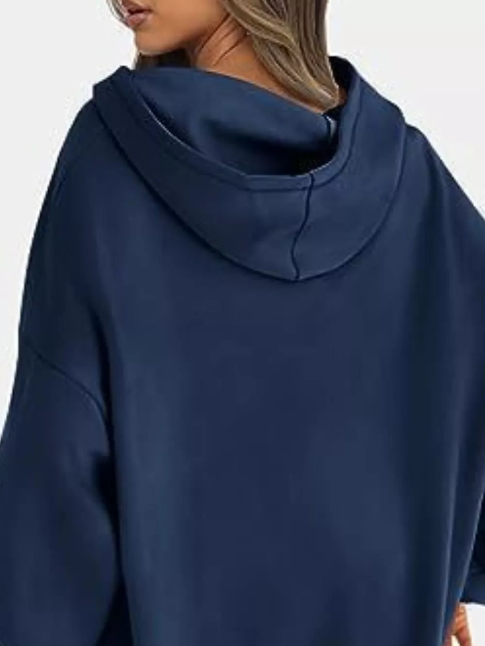 Drop Shoulder Long Sleeve Hoodie, image 30