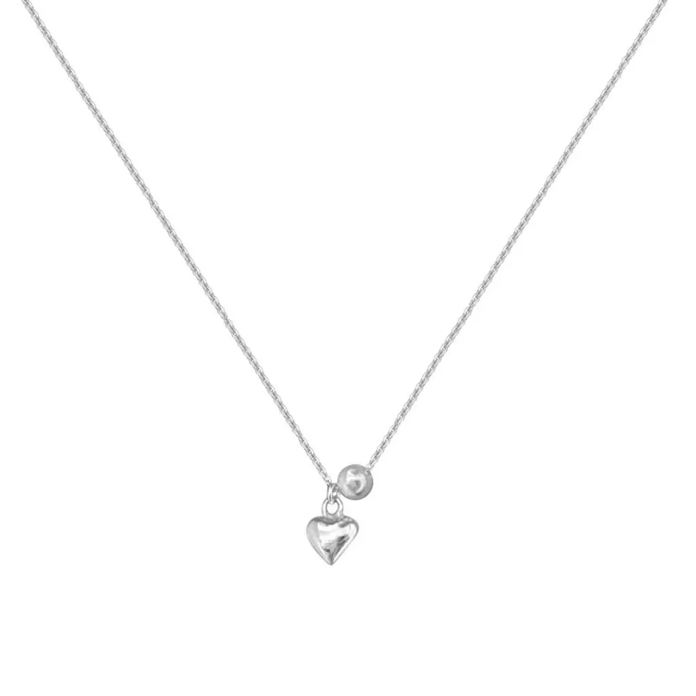 925 Sterling Silver Heart Necklace, image 4
