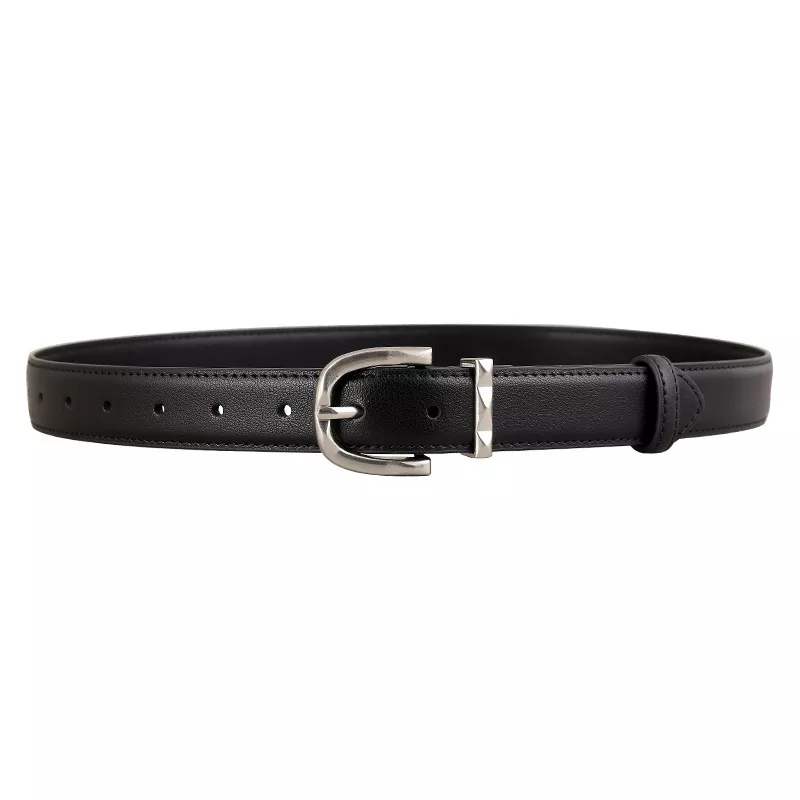 Classic Leather Skinny Belt, image 3