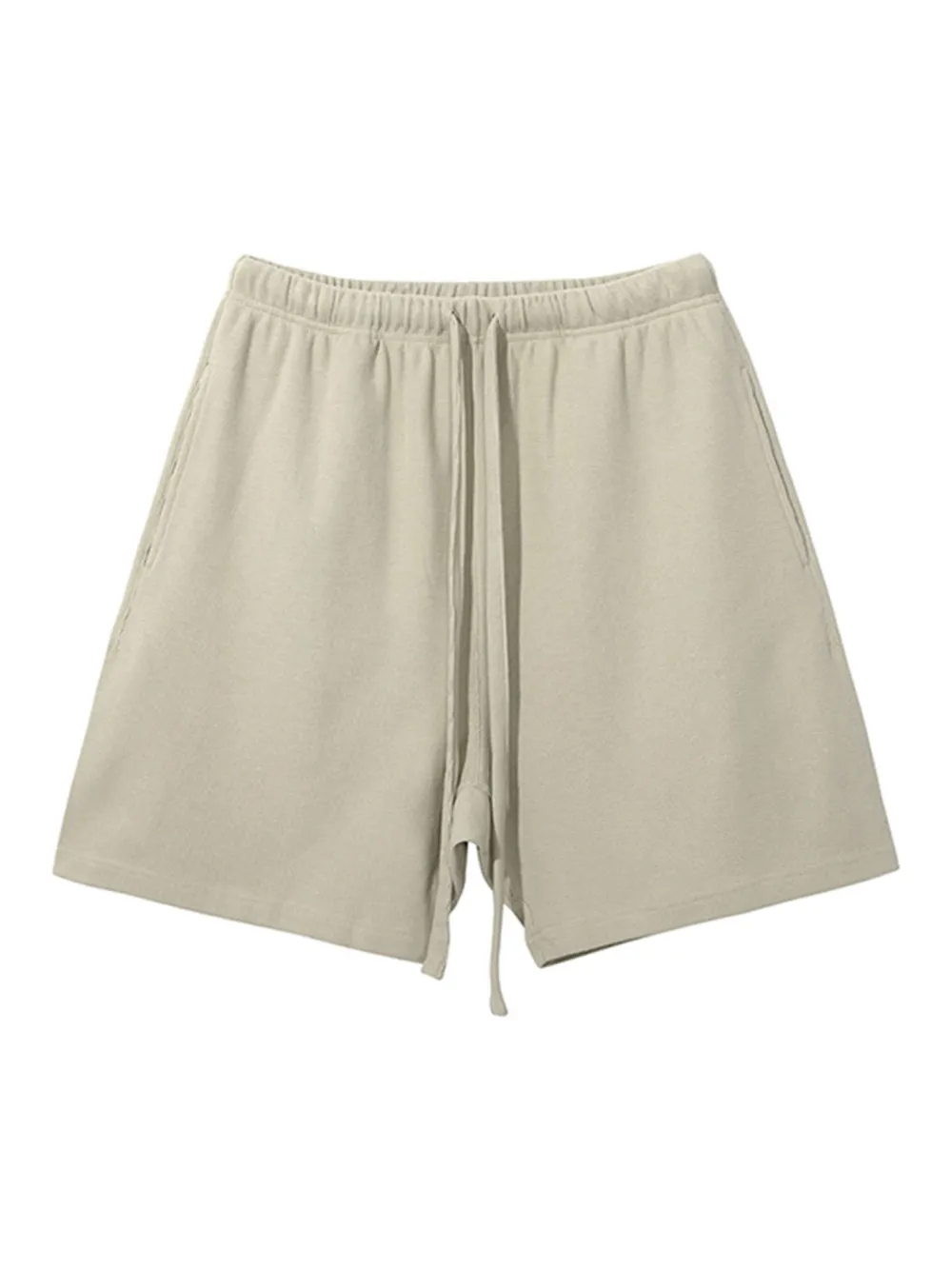 Men's Drawstring Waffle Shorts with Pockets, image 8