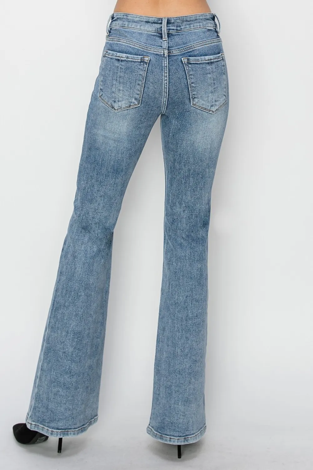 Full Size Mid Rise Bootcut Jeans, image 3