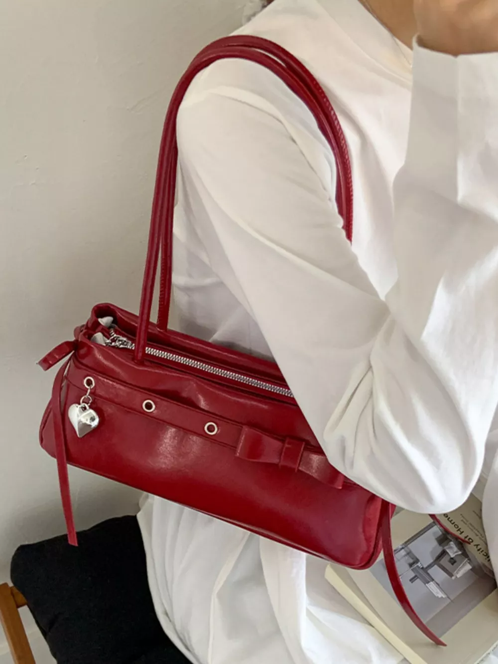 PU Leather Shoulder Bag, image 13