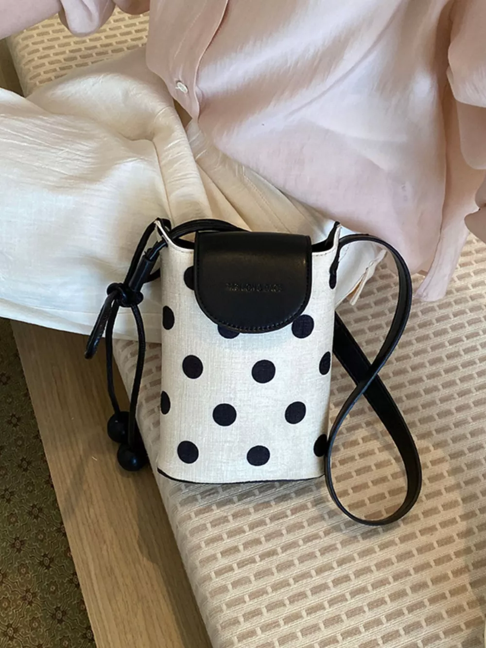 Polka Dot Crossbody Bag, image 3