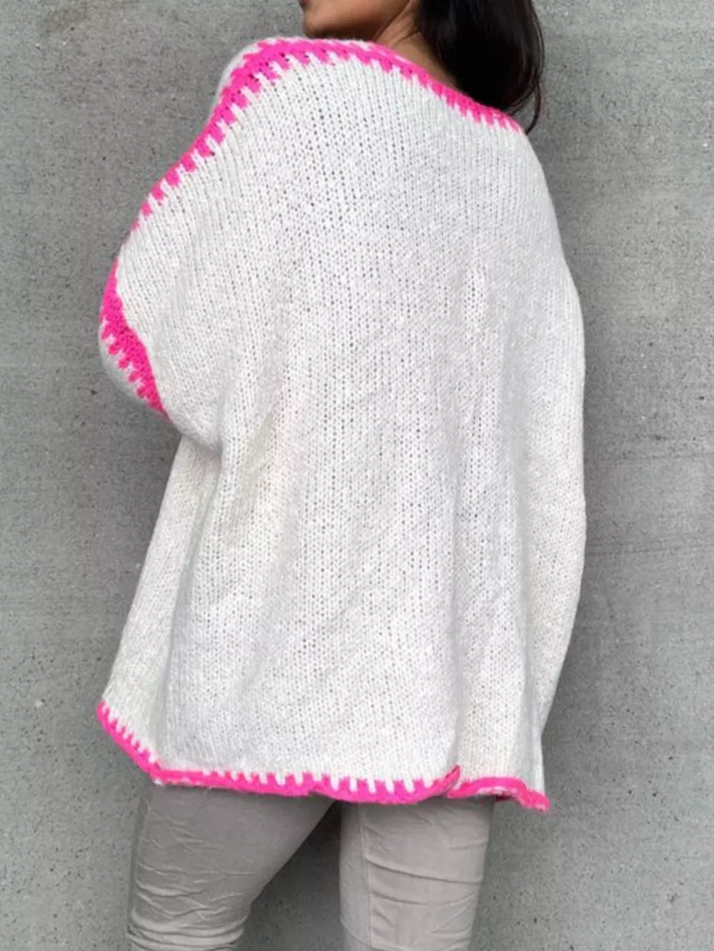 Tie Front Drop Shoulder Cardigan, image 12