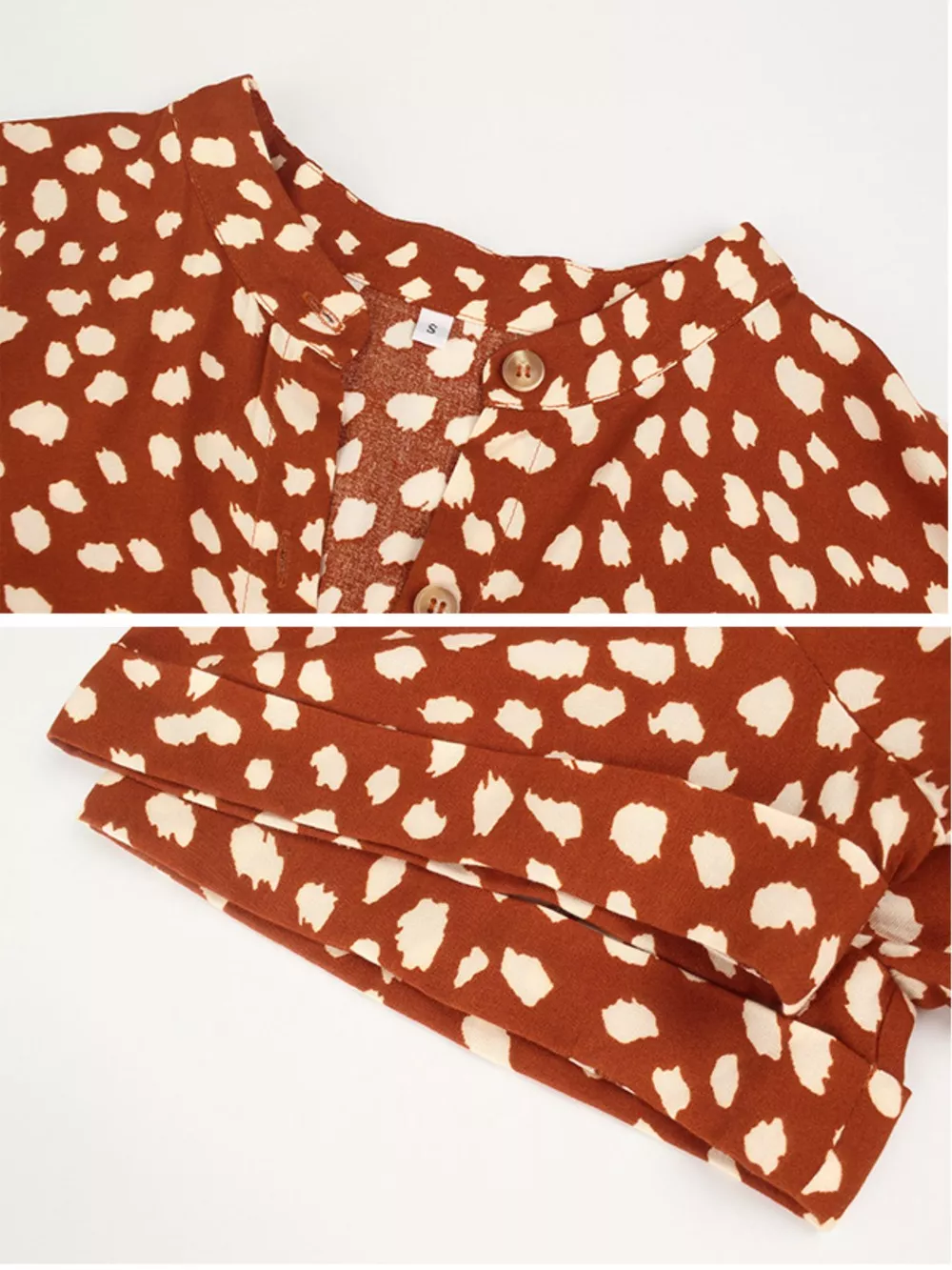 Animal Print Short Sleeve Dress, image 10