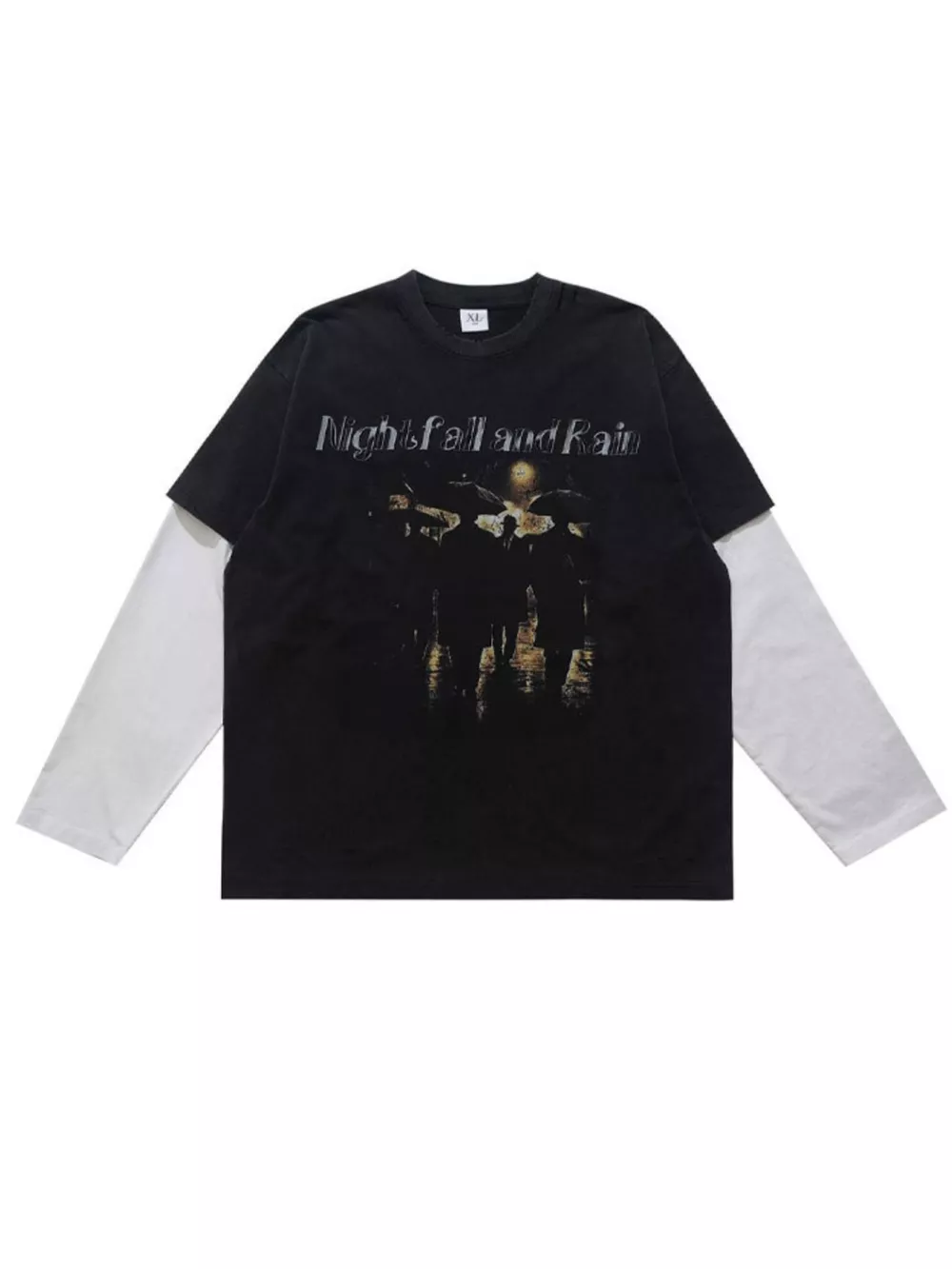 Men's Vintage Washed Graphic Round Neck T-Shirt, image 3