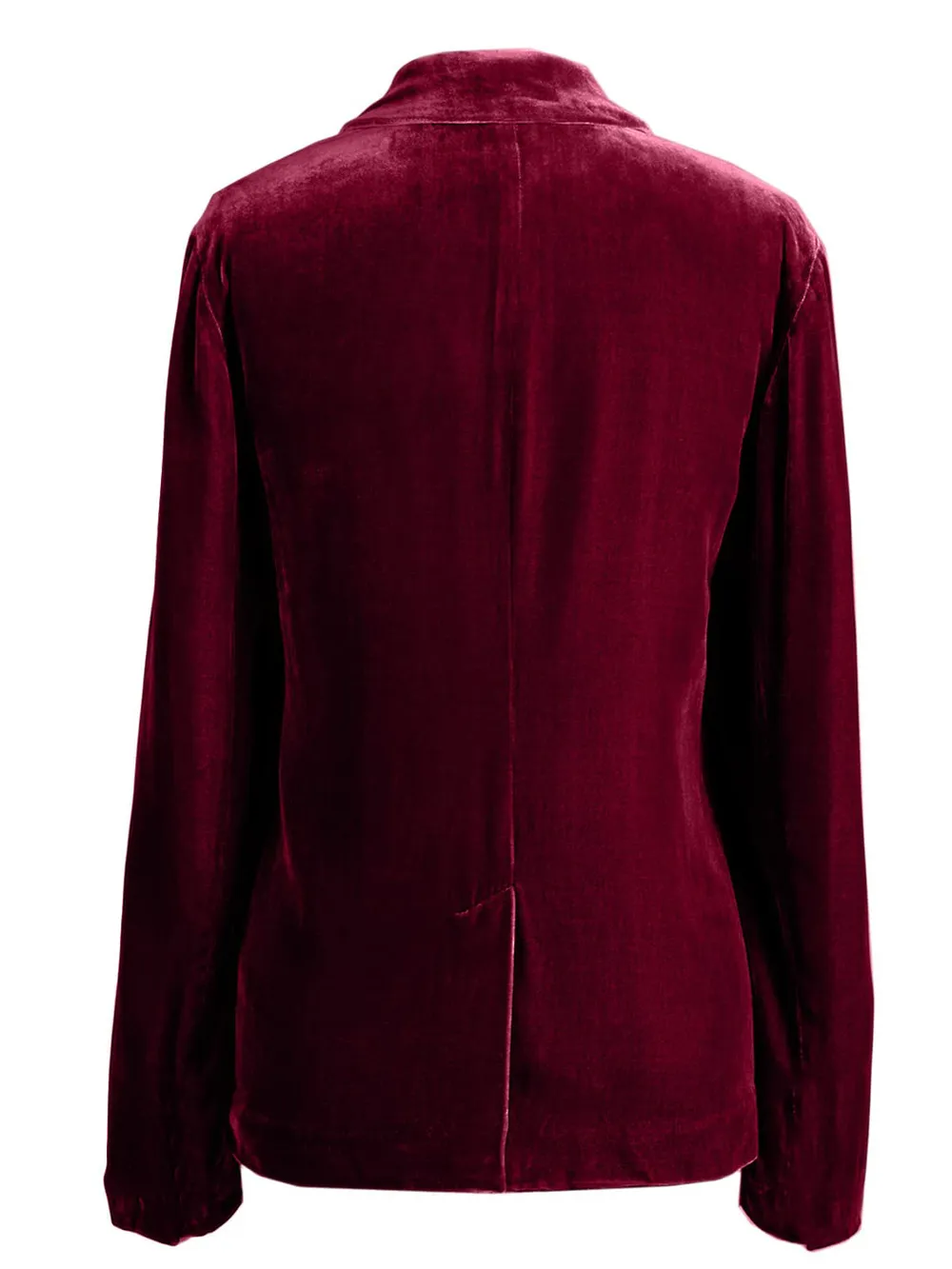 Pocketed Button Up Lapel Collar Blazer, image 15